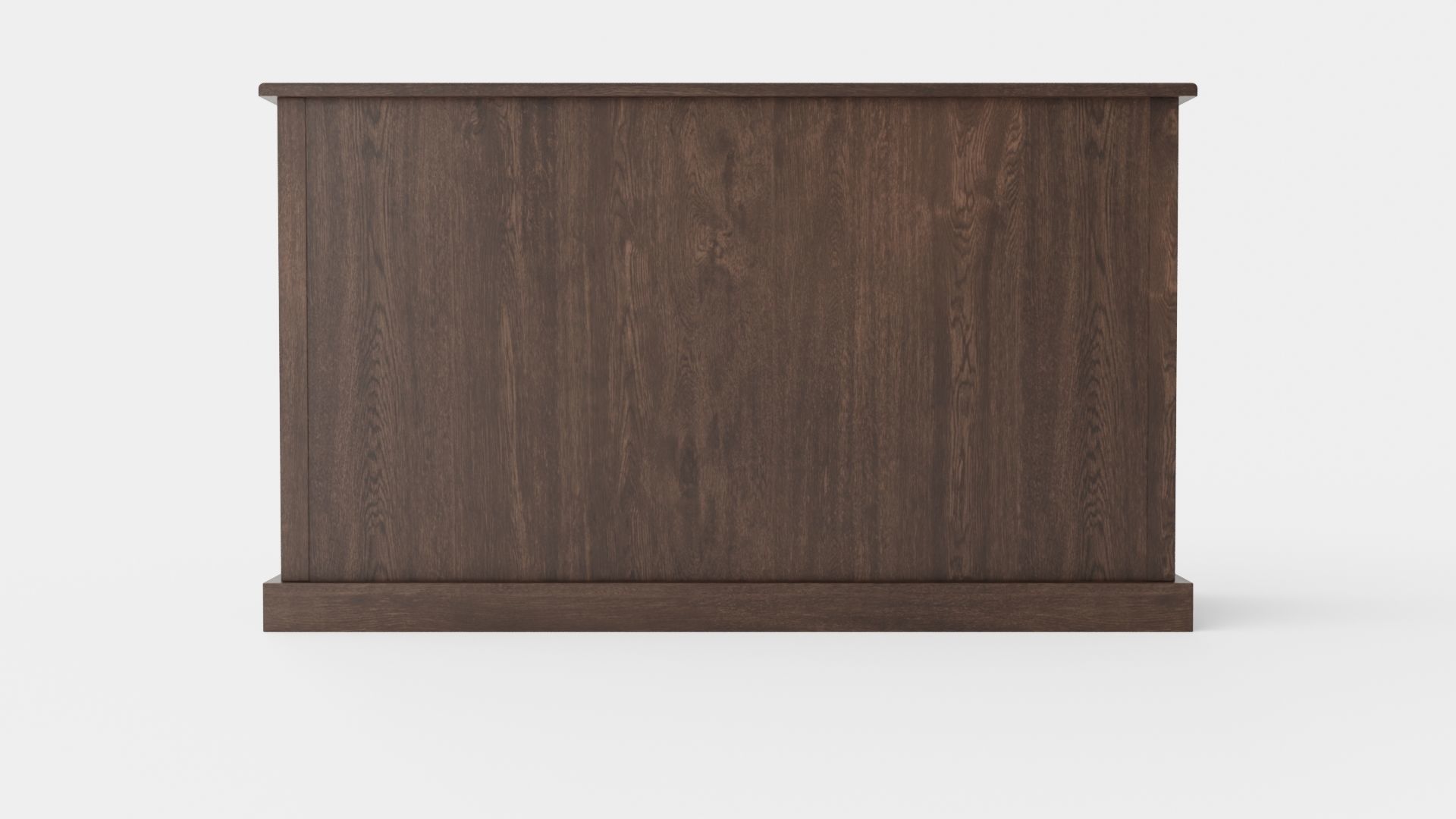 Seethrough LOW cabinet wenge Low-poly 3D model_4