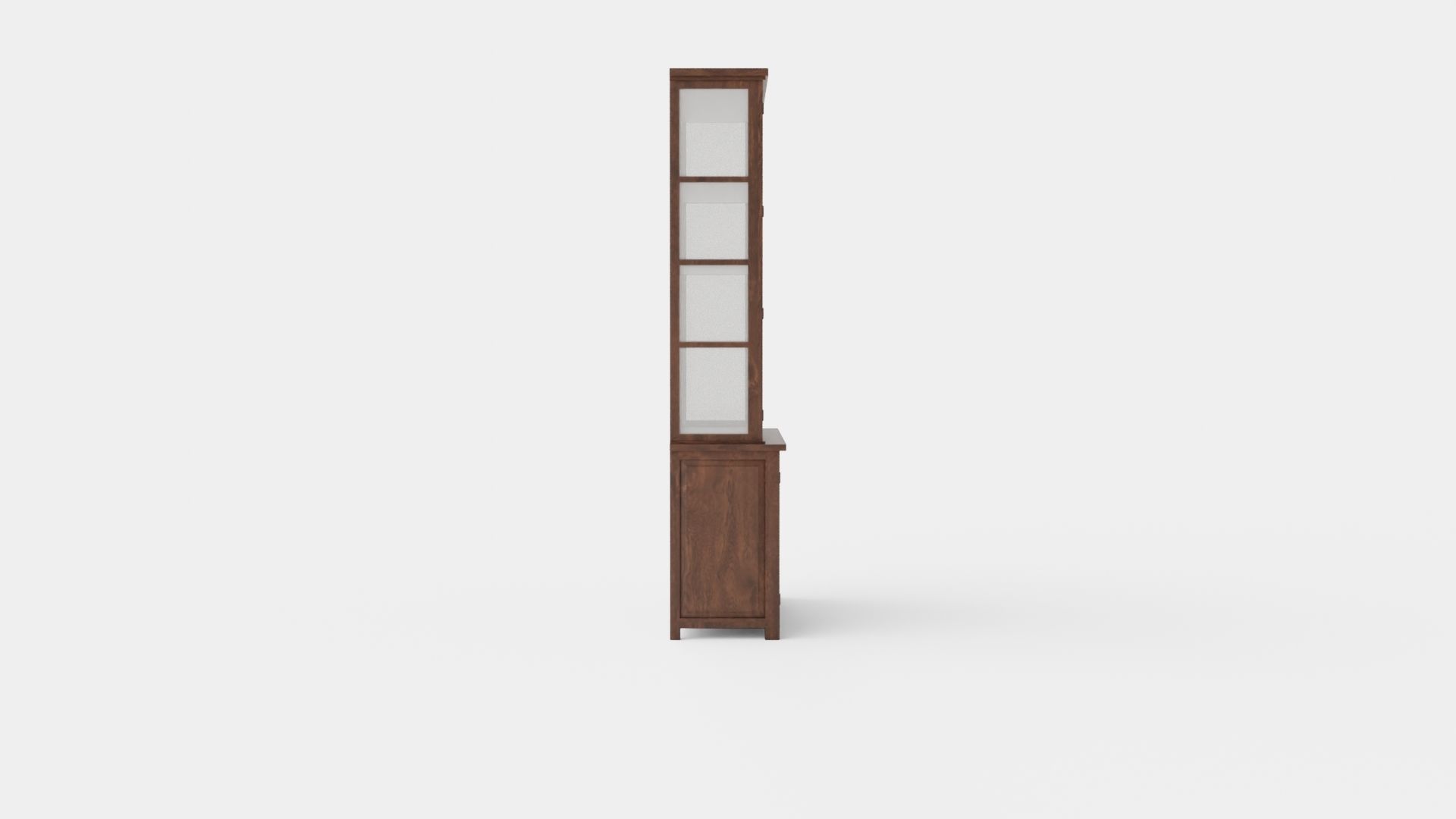 Rhode Island display cabinet wenge Low-poly 3D model_2
