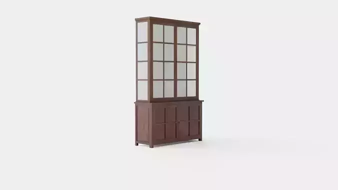 Rhode Island display cabinet wenge