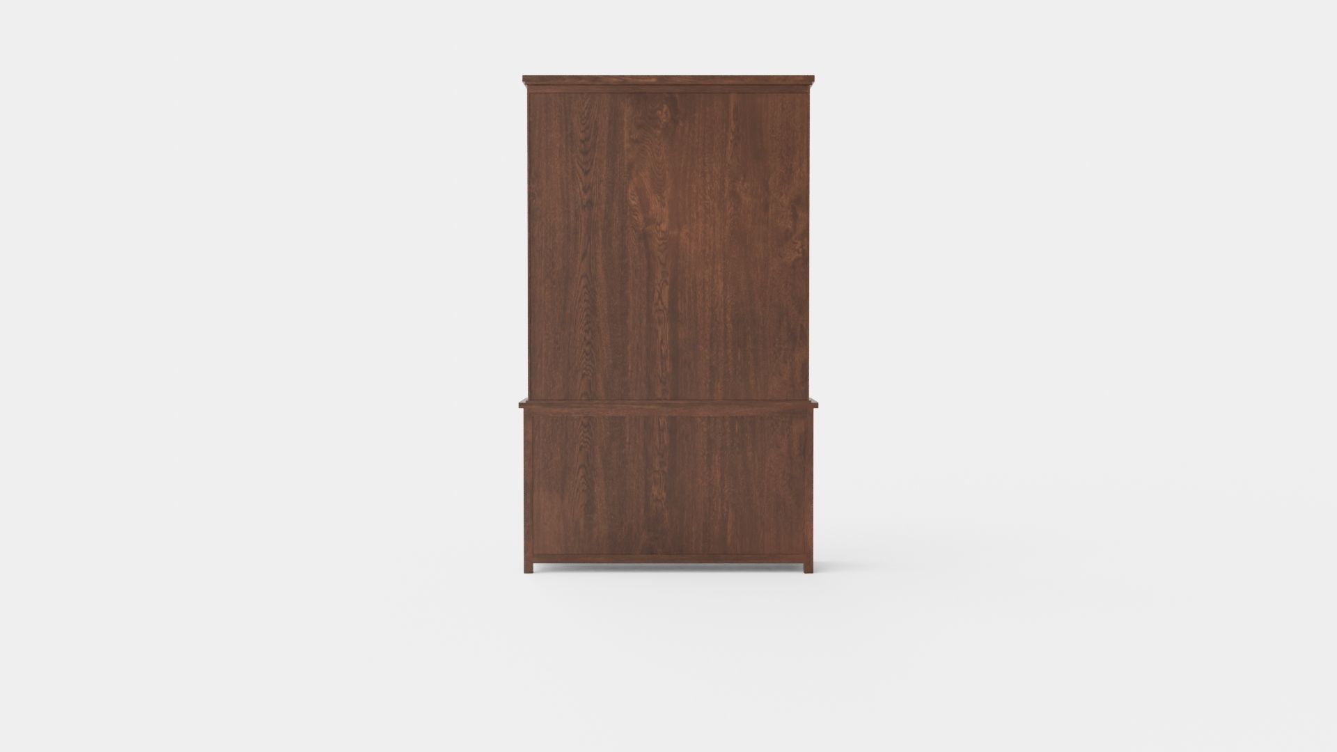 Rhode Island display cabinet wenge Low-poly 3D model_4