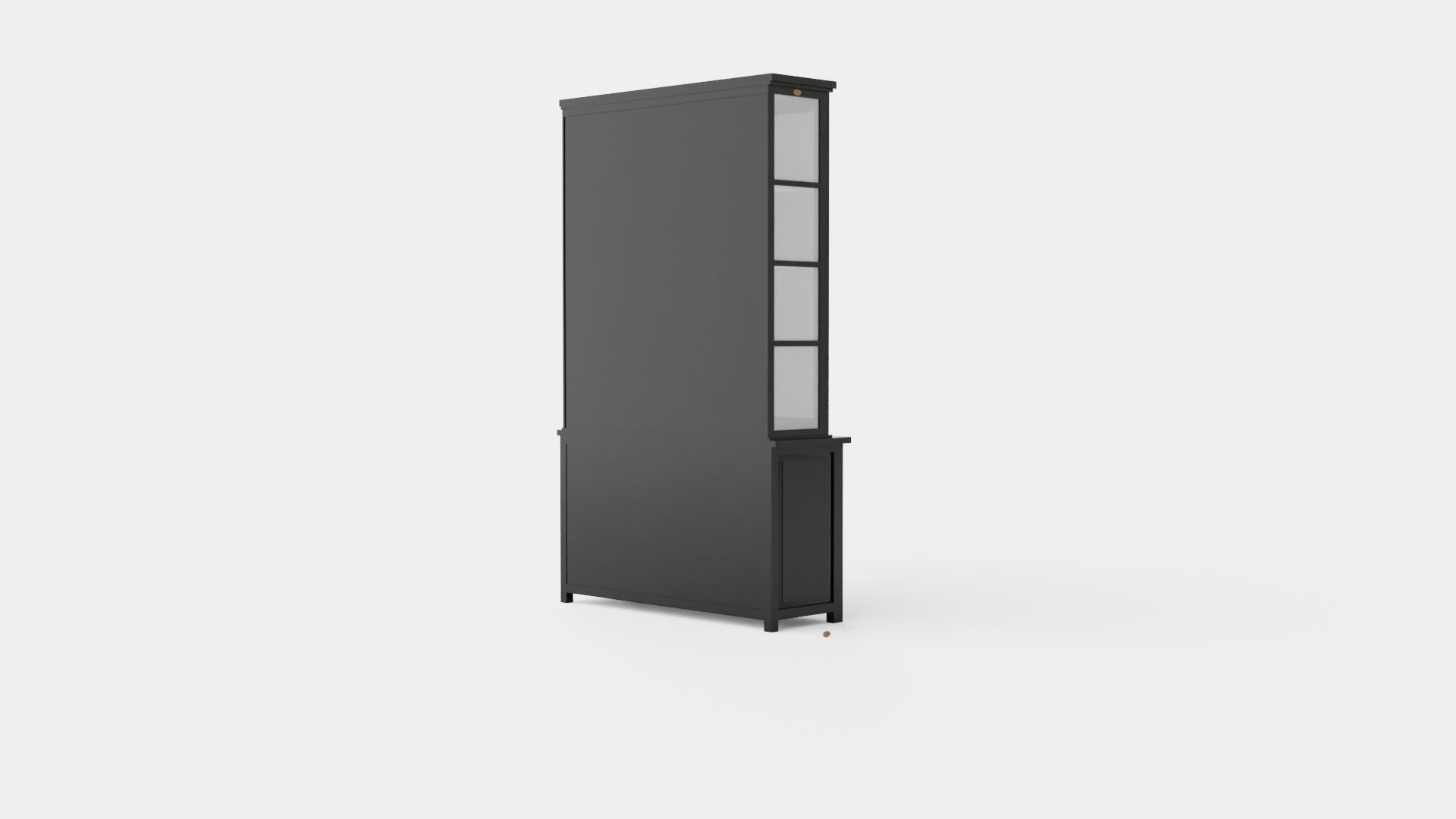 Rhode Island display cabinet black Low-poly 3D model_3