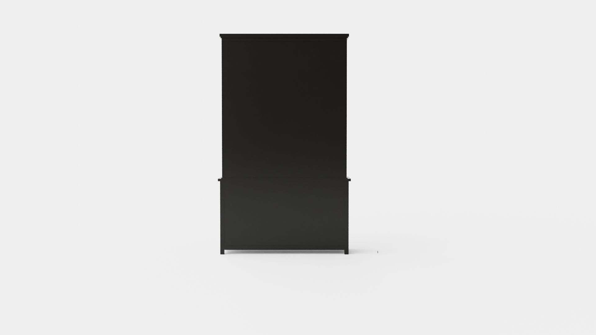 Rhode Island display cabinet black Low-poly 3D model_4