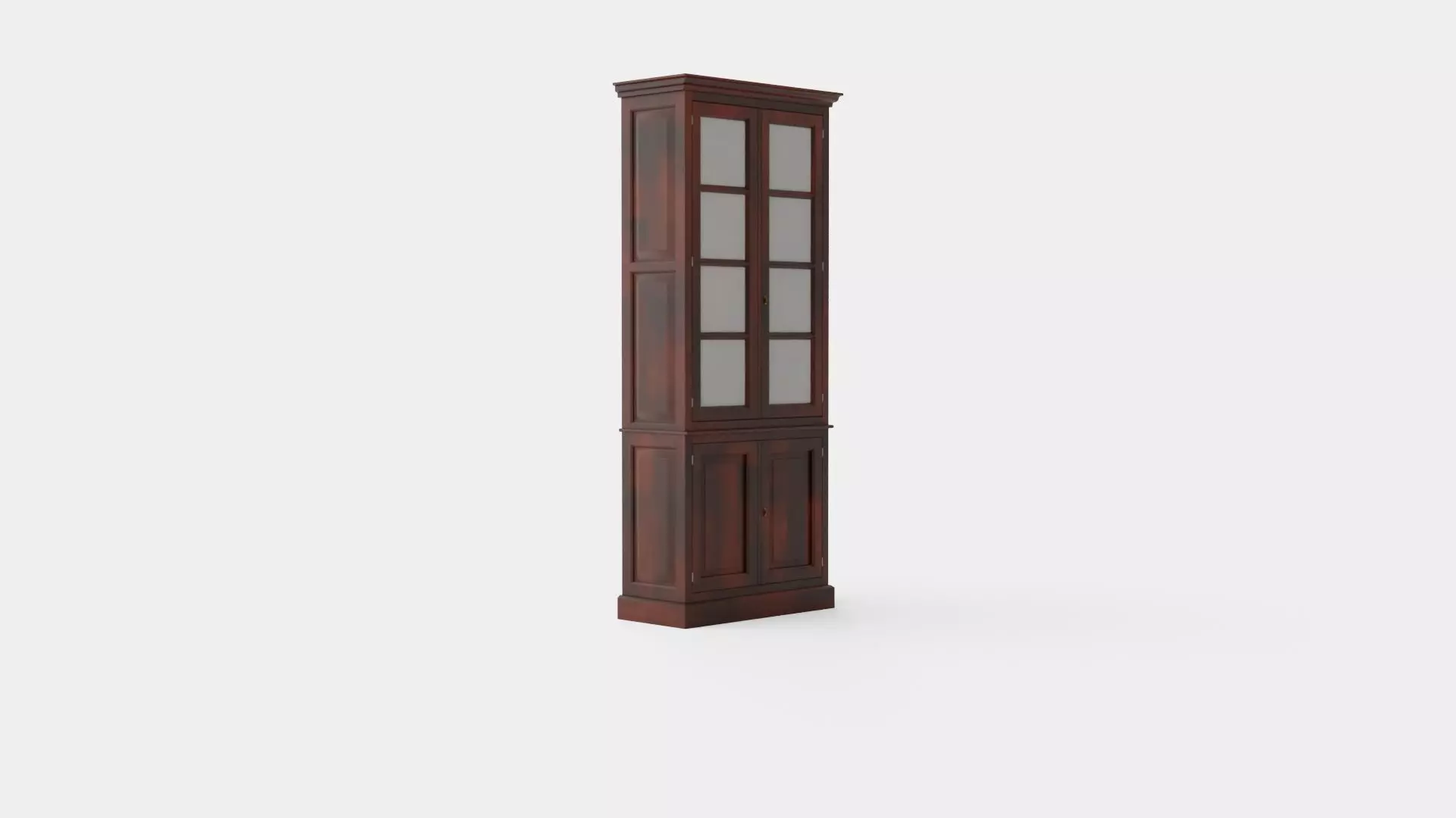 Nantucket display cabinet English Low-poly 3D model_0