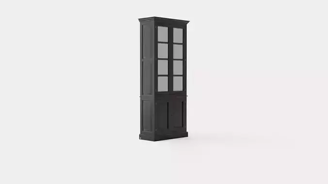 Nantucket display cabinet black