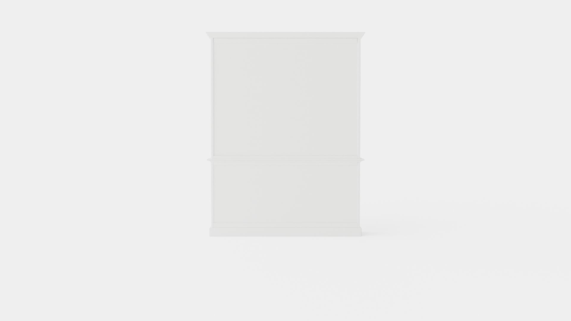 Assonet display cabinet white Low-poly 3D model_4