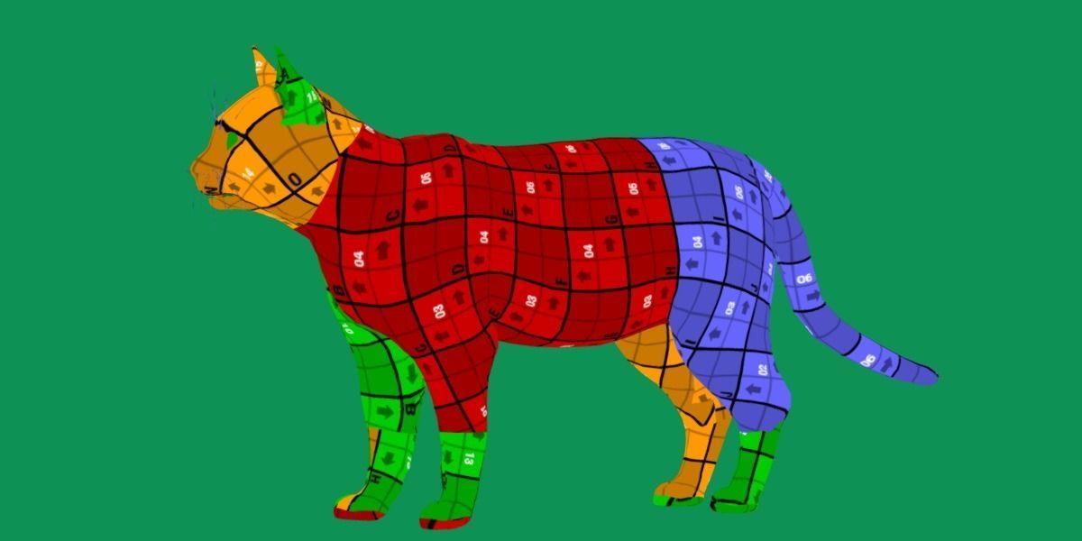 Toyger Cat Low-poly 3D model_15