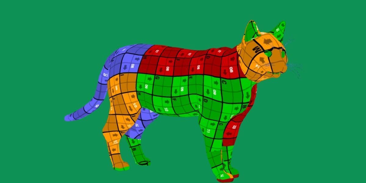 Toyger Cat Low-poly 3D model_17