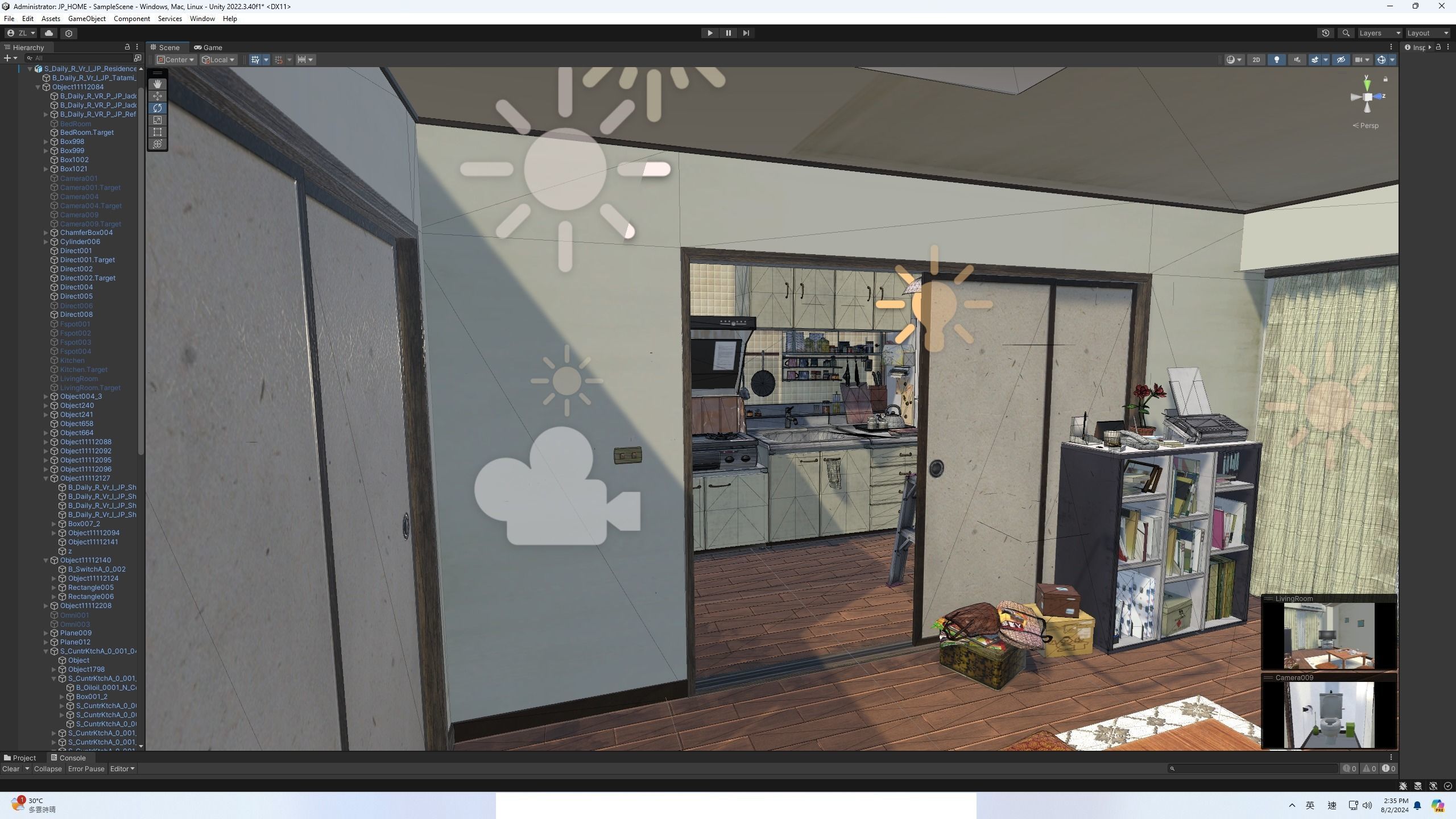 Japanese houses Unity Ready Low-poly 3D model_4