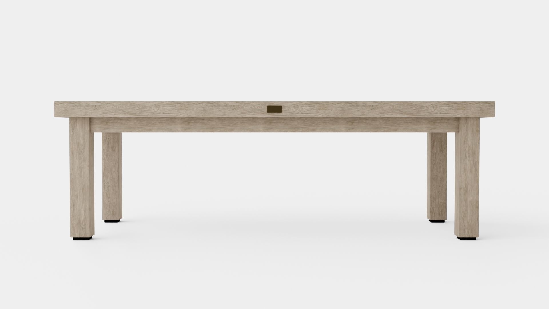 Vintage coffee table charcoal Low-poly 3D model_4