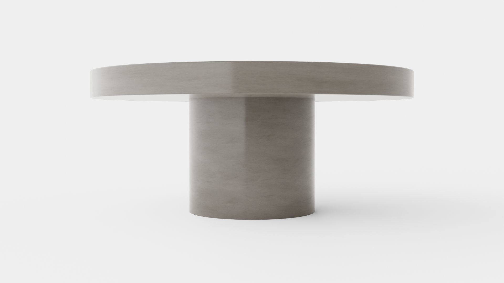 Regent coffee table grey Low-poly 3D model_2