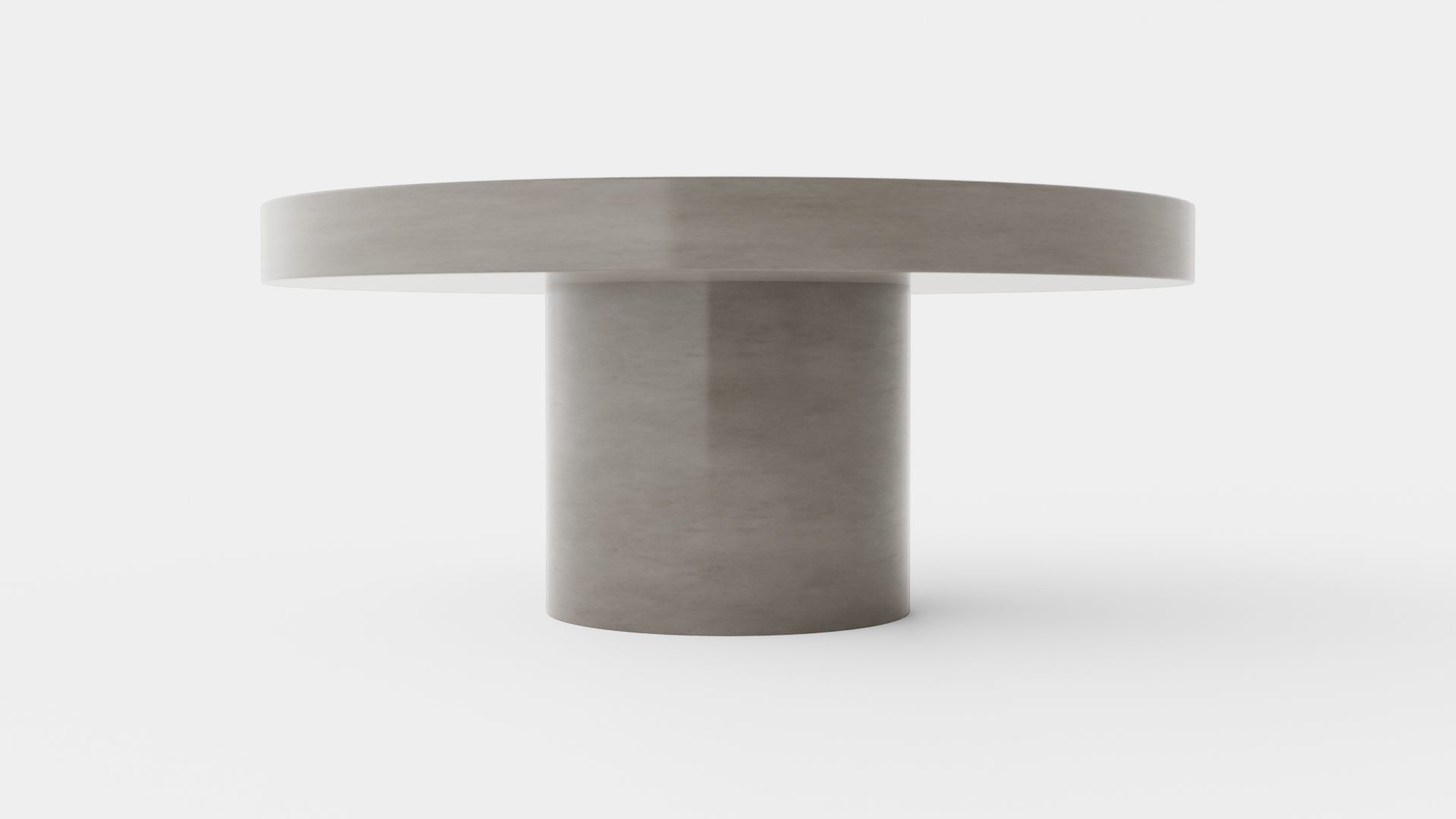 Regent coffee table grey Low-poly 3D model_3