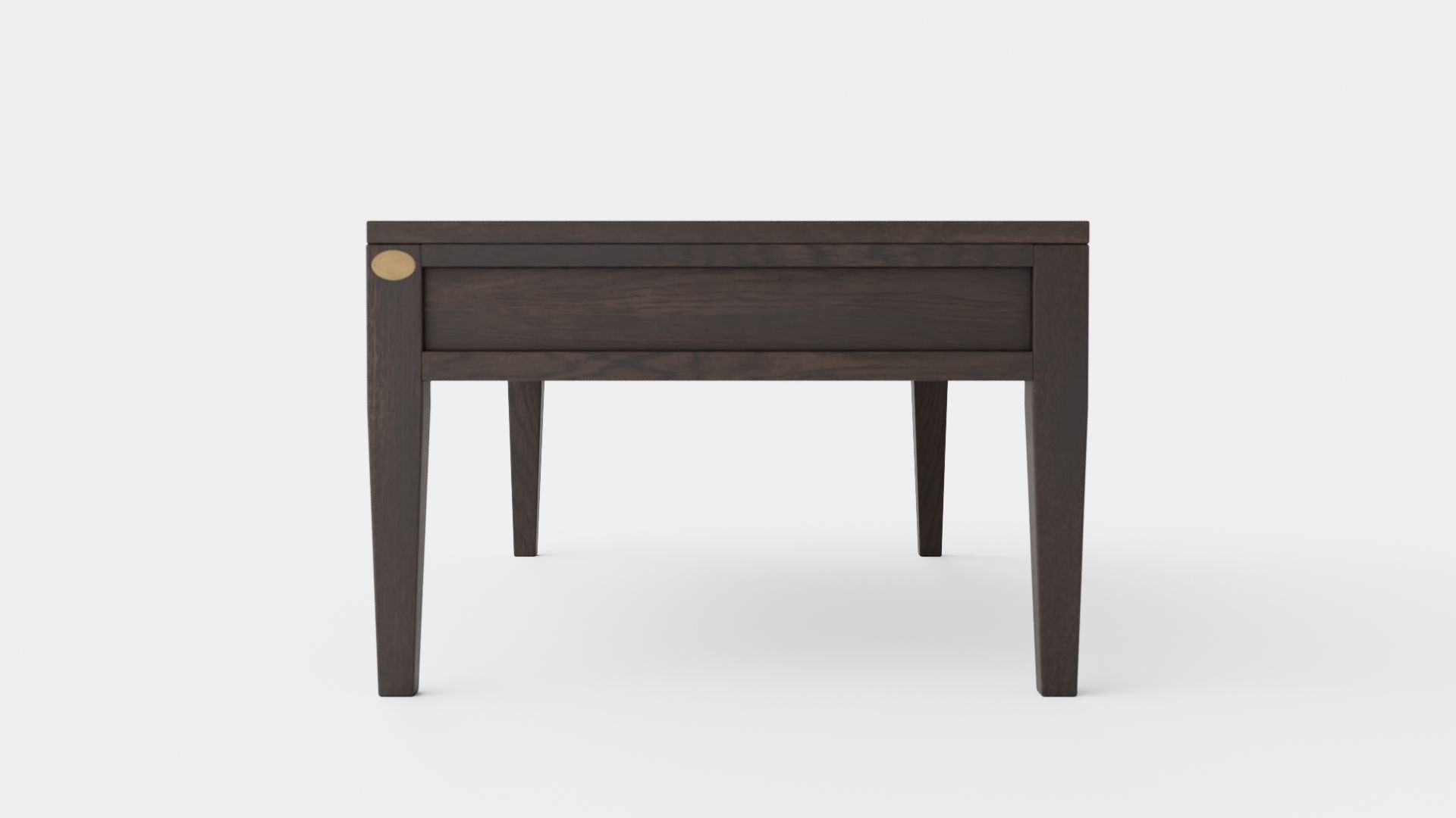 Belknap coffee table wenge Low-poly 3D model_2