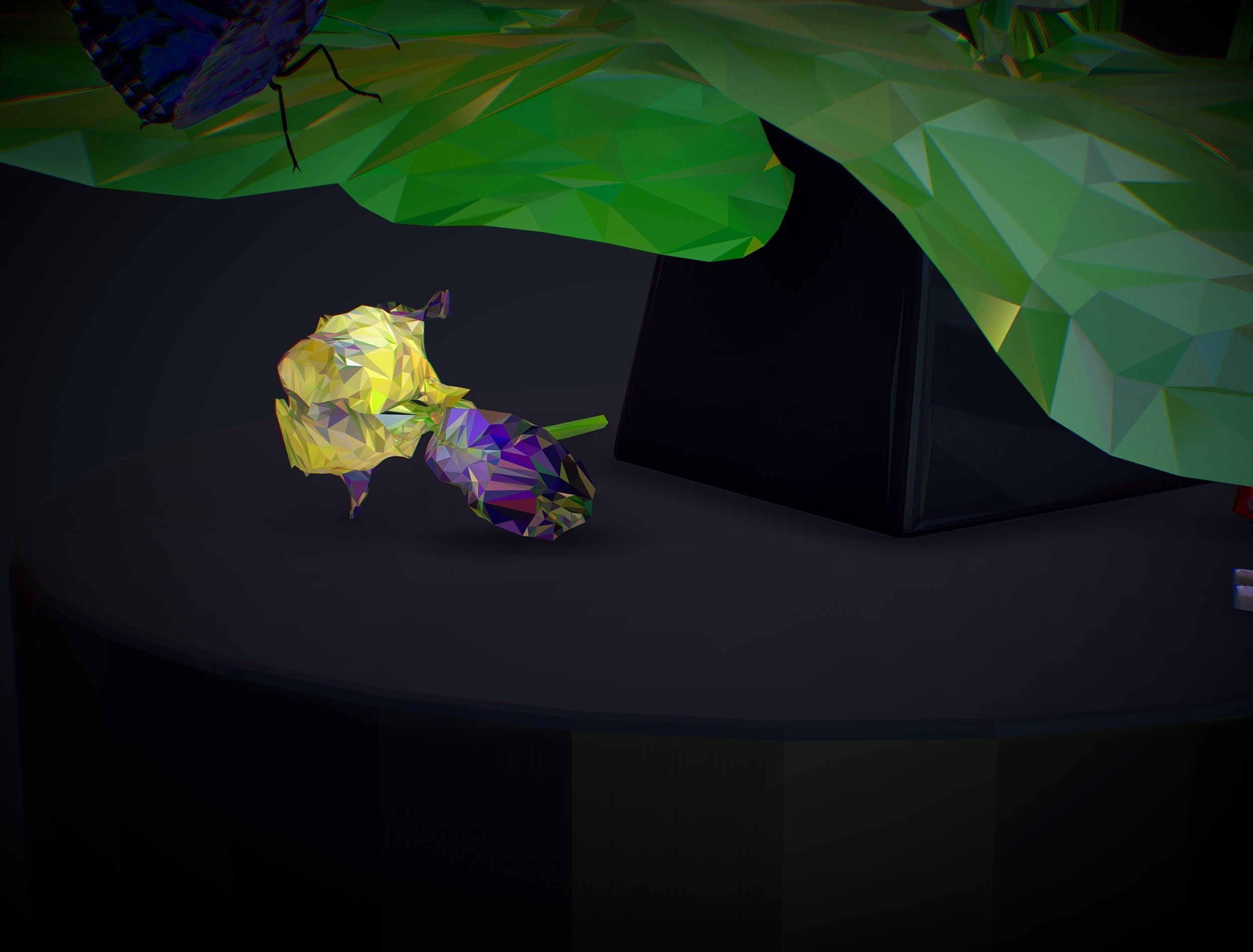 Text 1100 Bouquet Followers On Cgtrader Low-poly 3D model_19