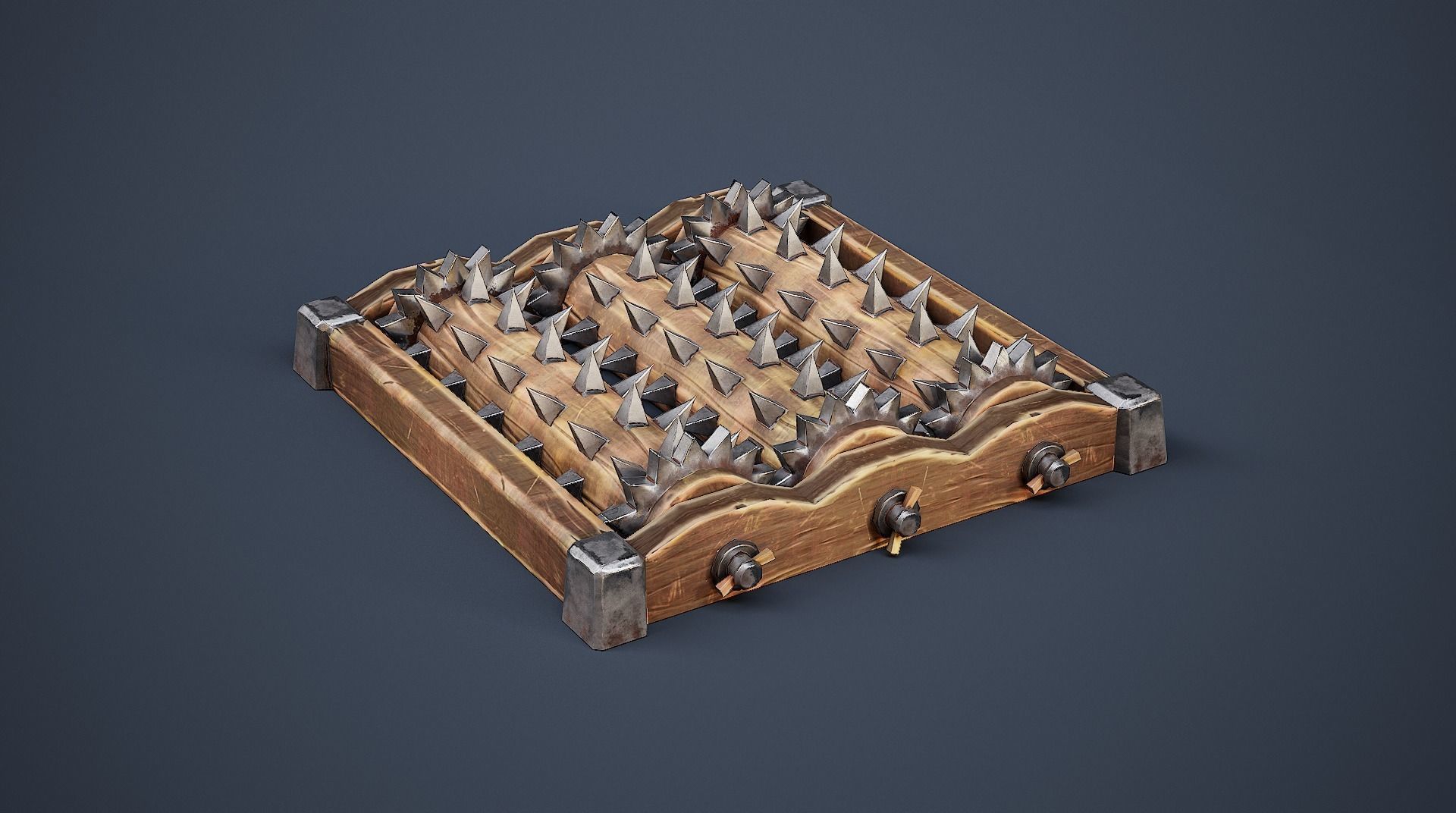 Realistic animated traps Low-poly 3D model_8