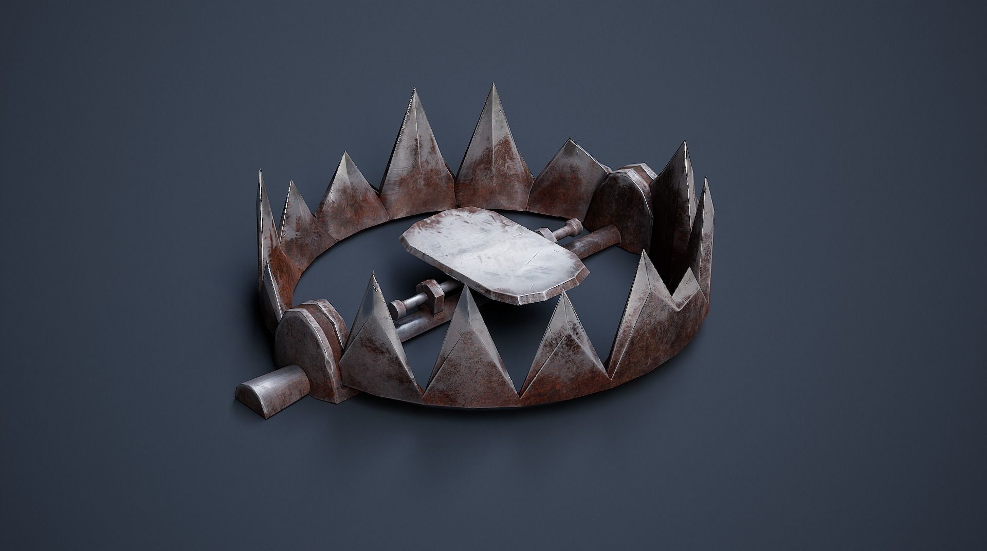 Realistic animated traps Low-poly 3D model_9