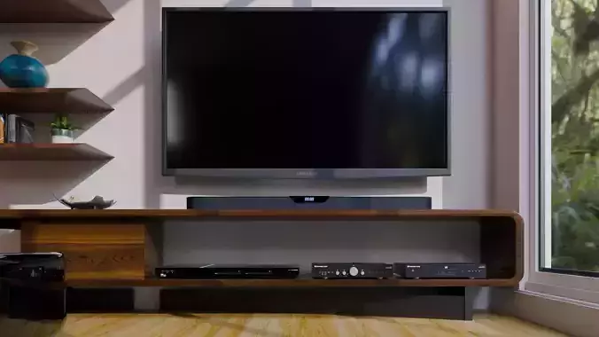 unique modern TV stand-console