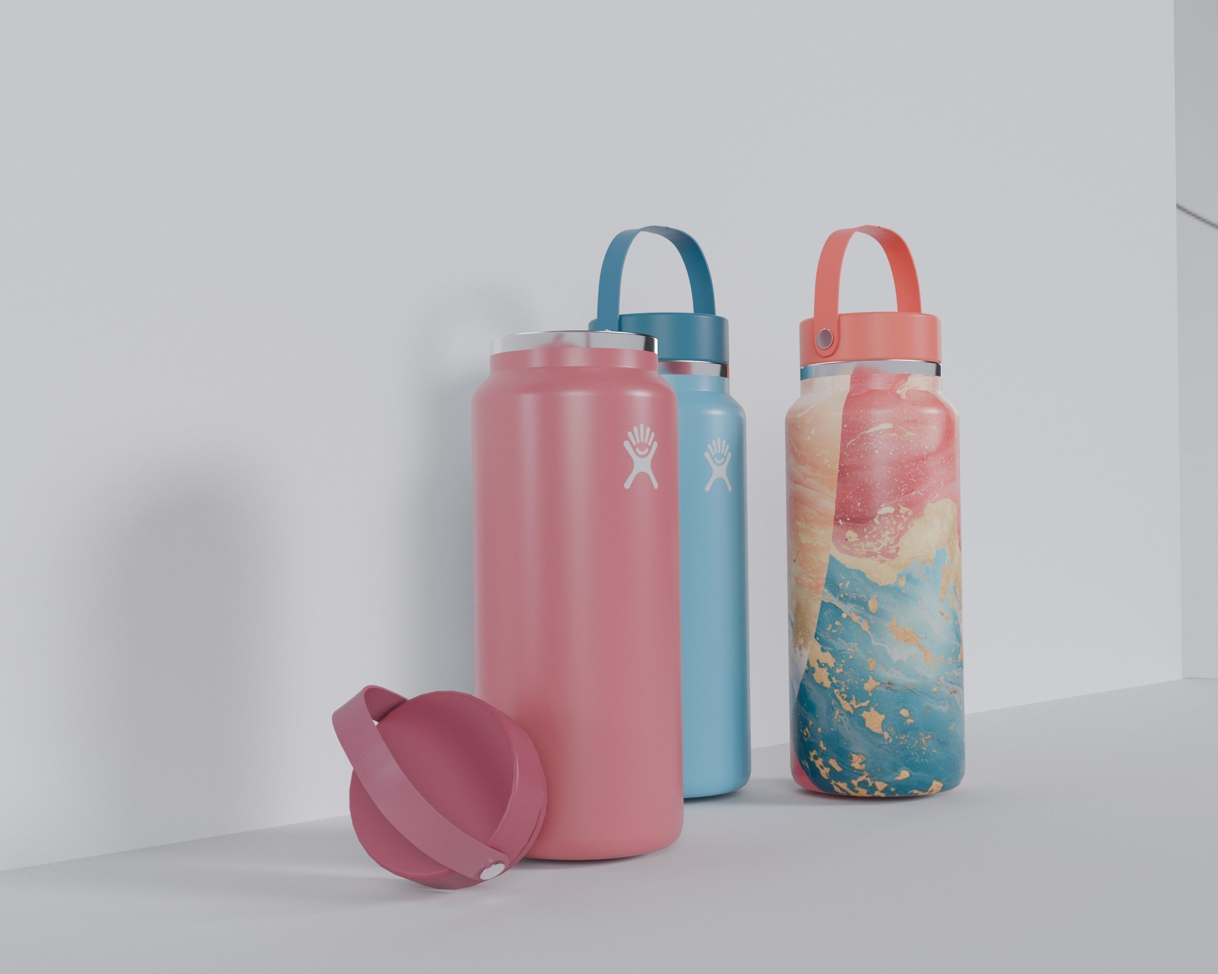 Hydro Flask bottle 21oz 3D model_1