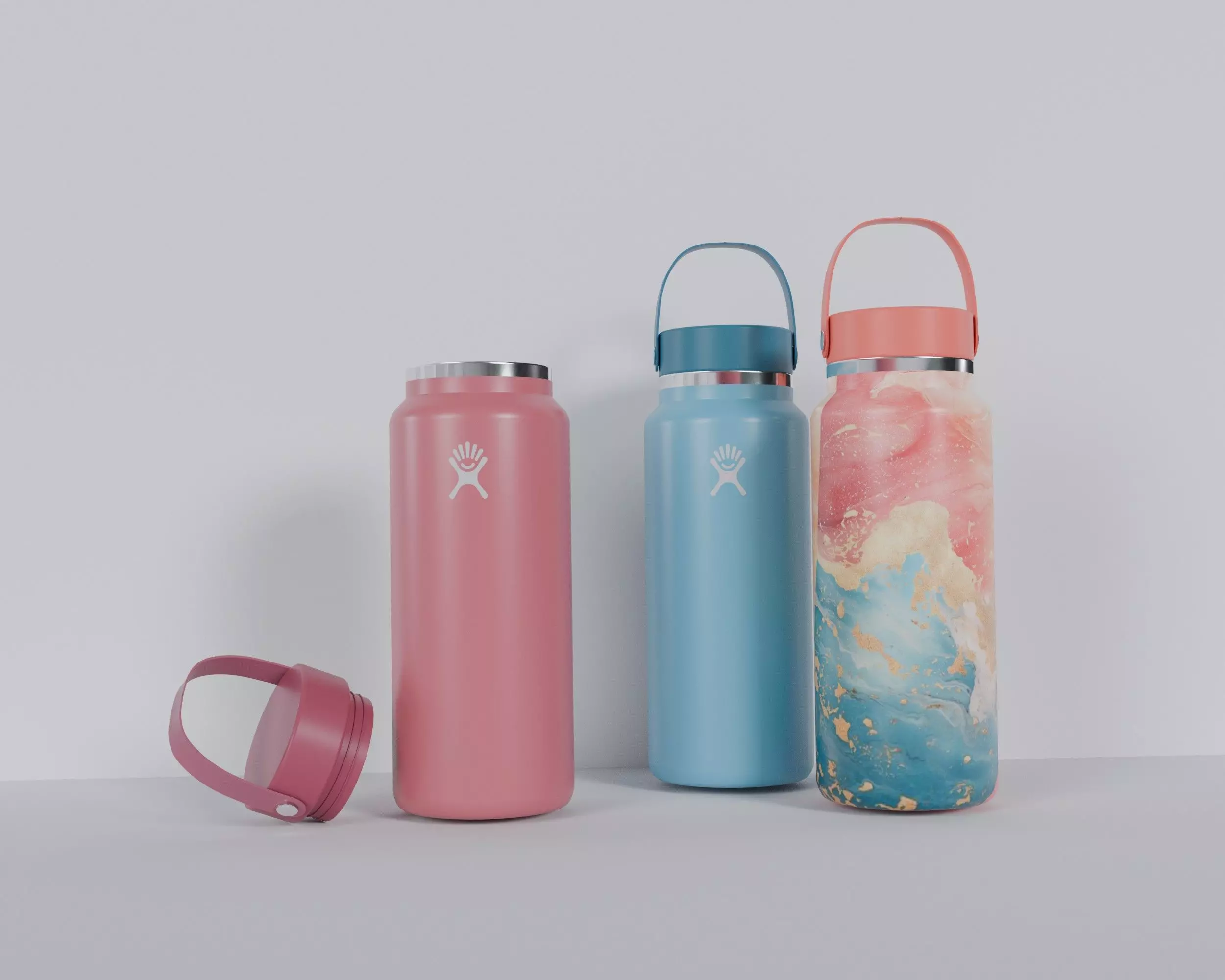 Hydro Flask bottle 21oz 3D model_0