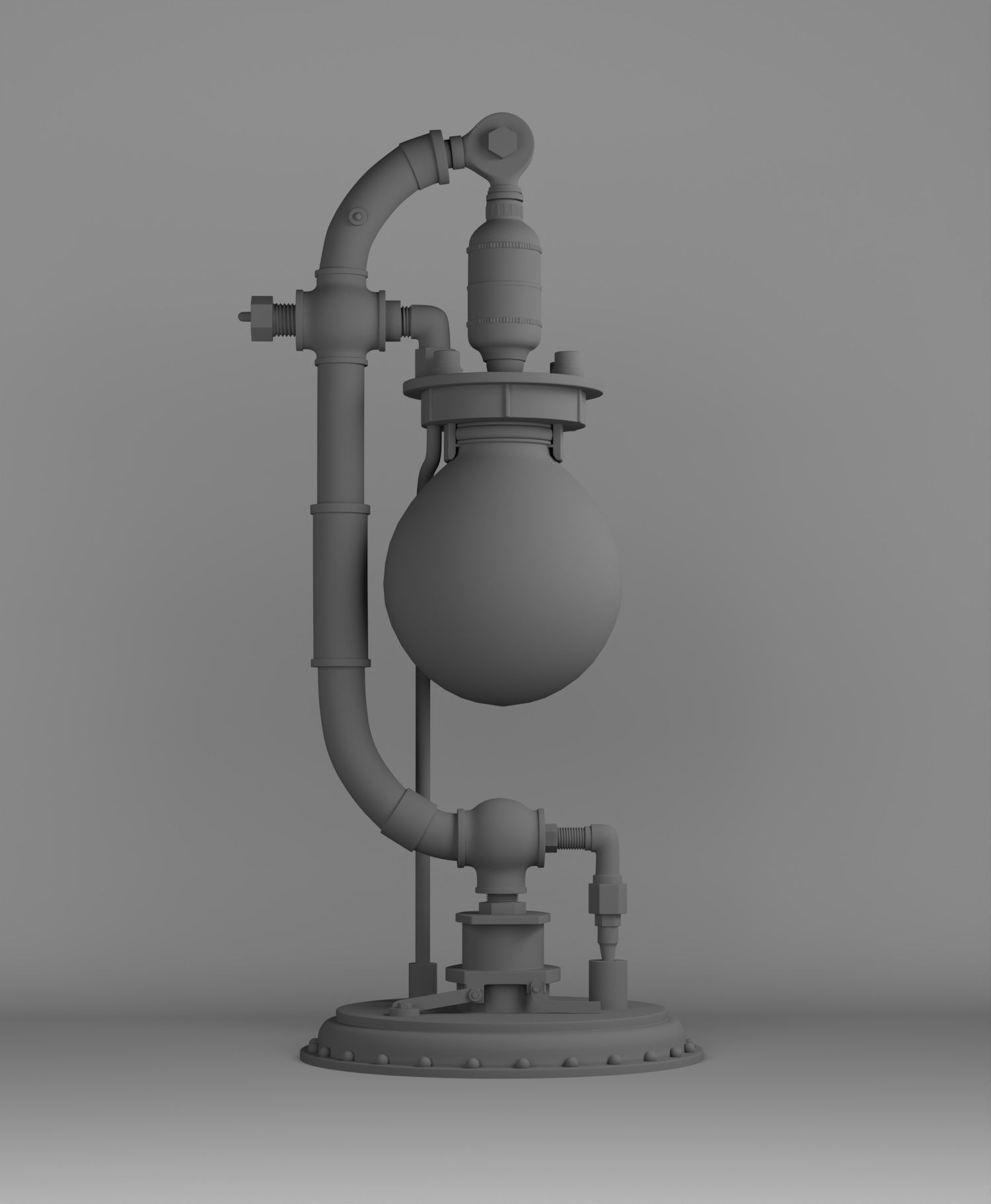 luxury lamp 3D print model_1