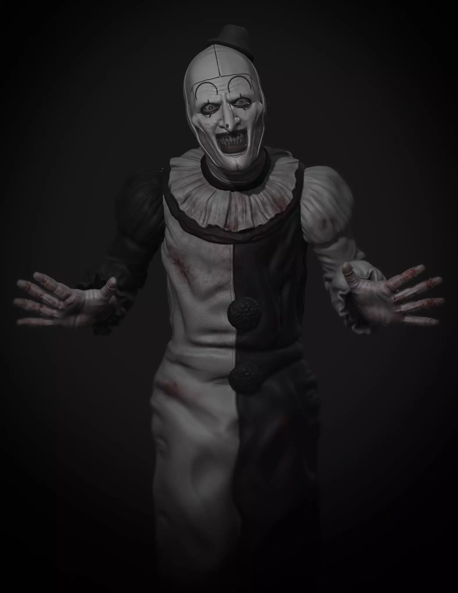 Terrifier statue 3D print model