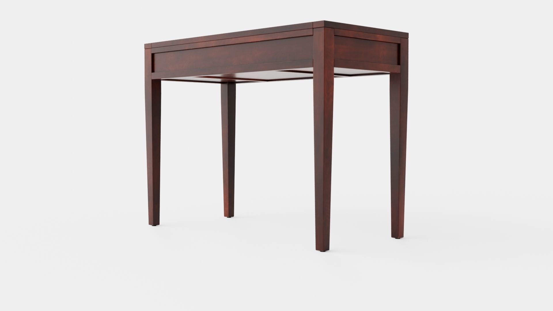 Pocasset desk-console table English Low-poly 3D model_3
