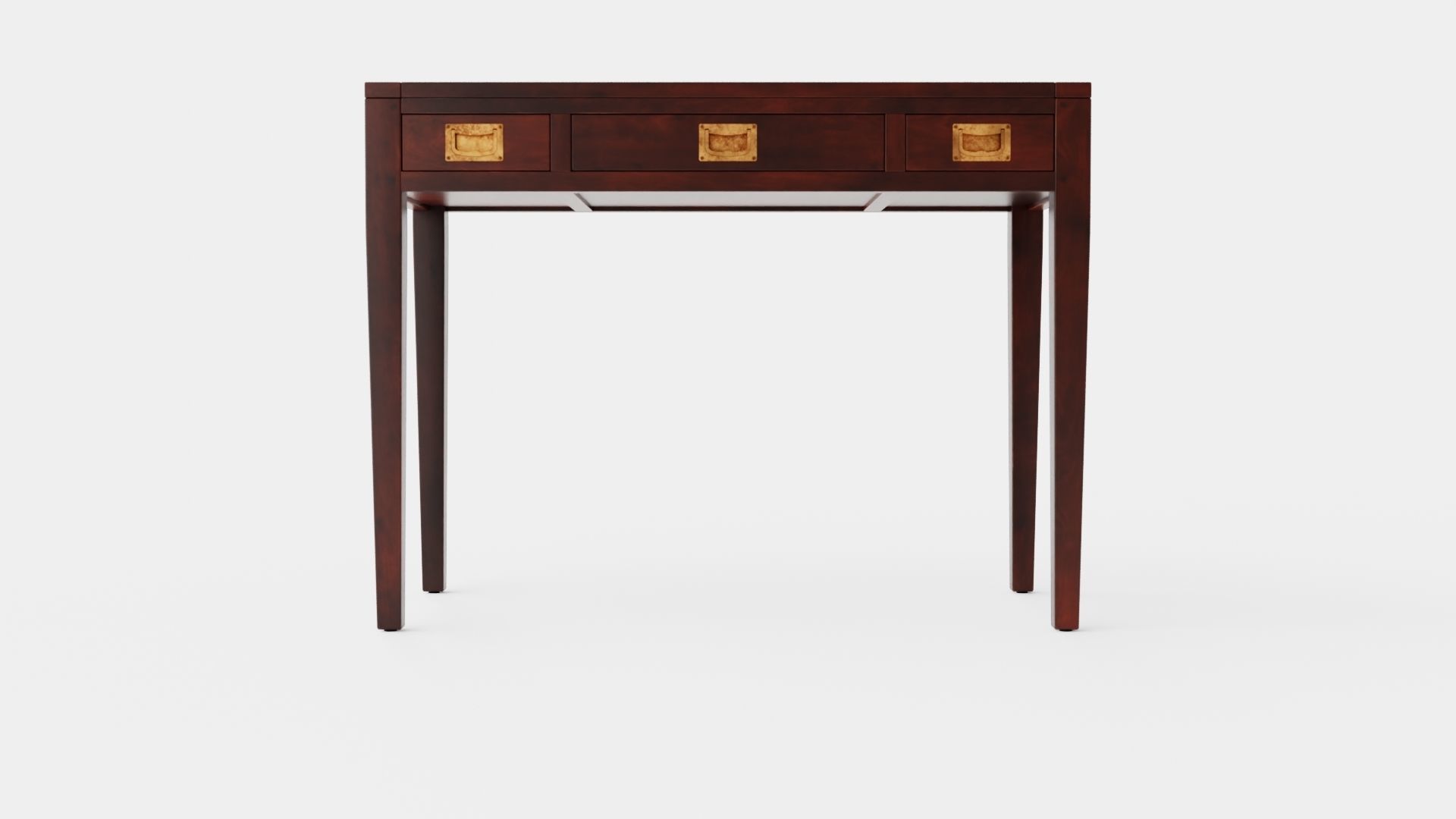 Pocasset desk-console table English Low-poly 3D model_1