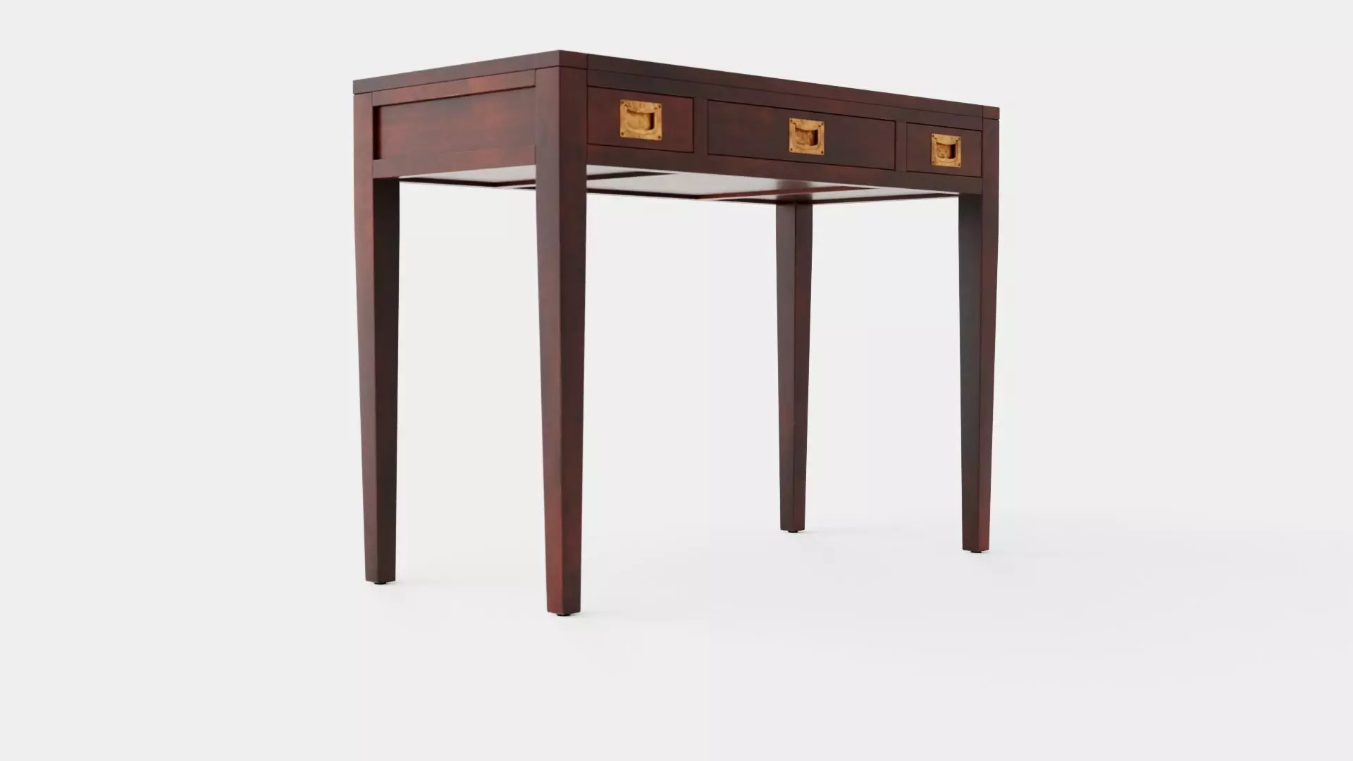 Pocasset desk-console table English Low-poly 3D model_0