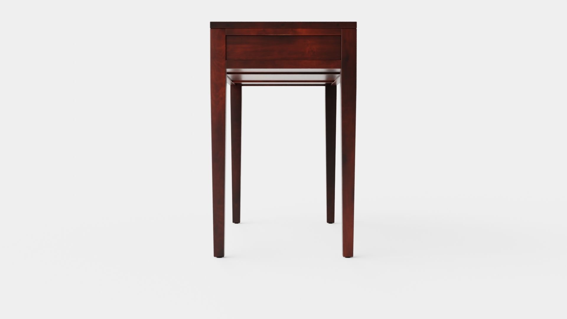 Pocasset desk-console table English Low-poly 3D model_2