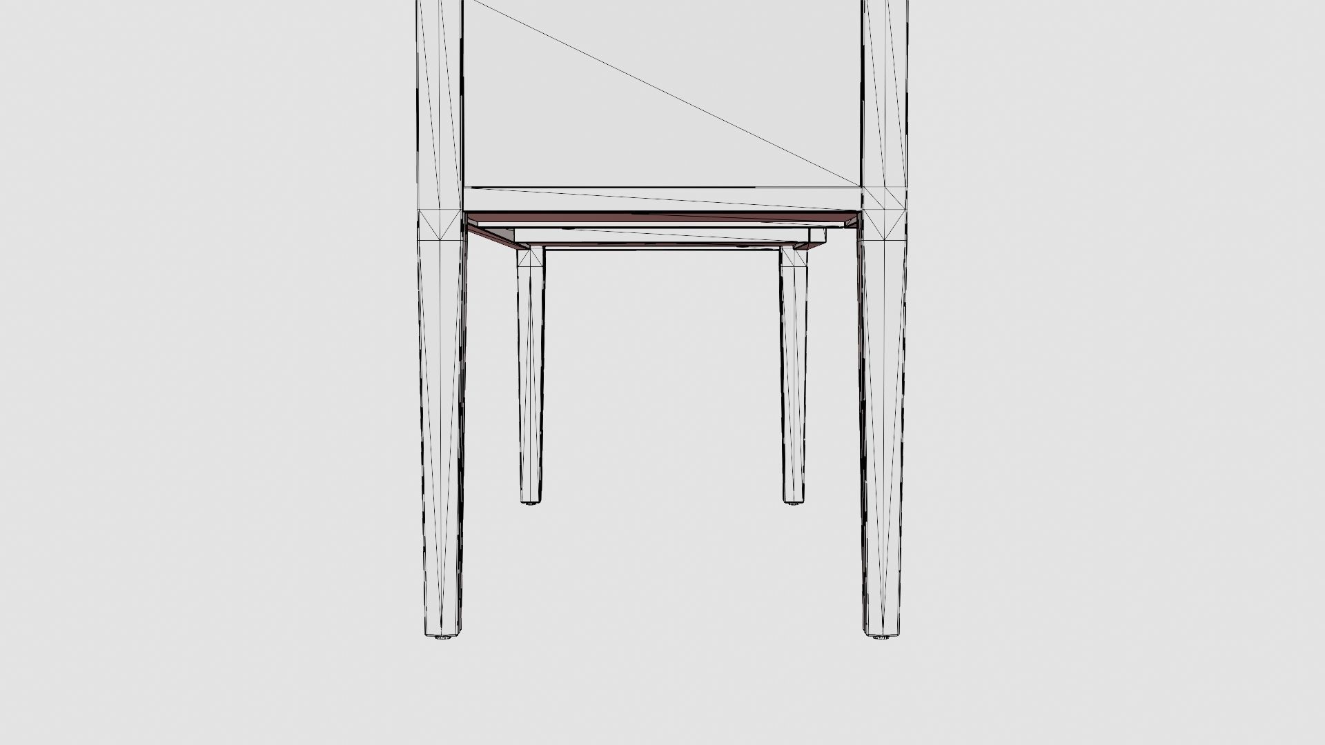 Centerville desk English Low-poly 3D model_8