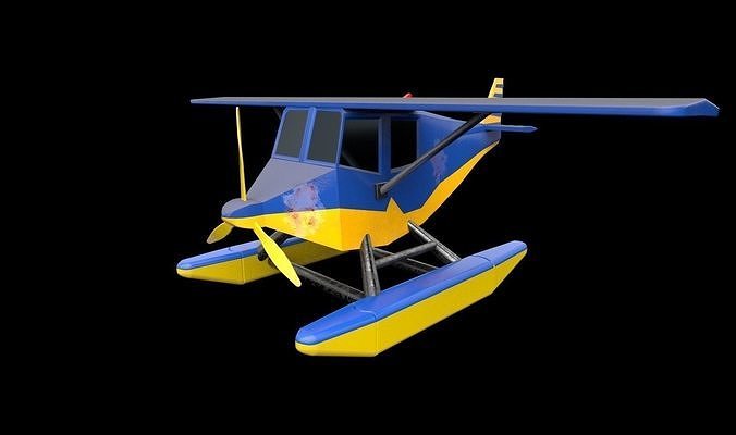 Helicopter Version2 Low-poly 3D model