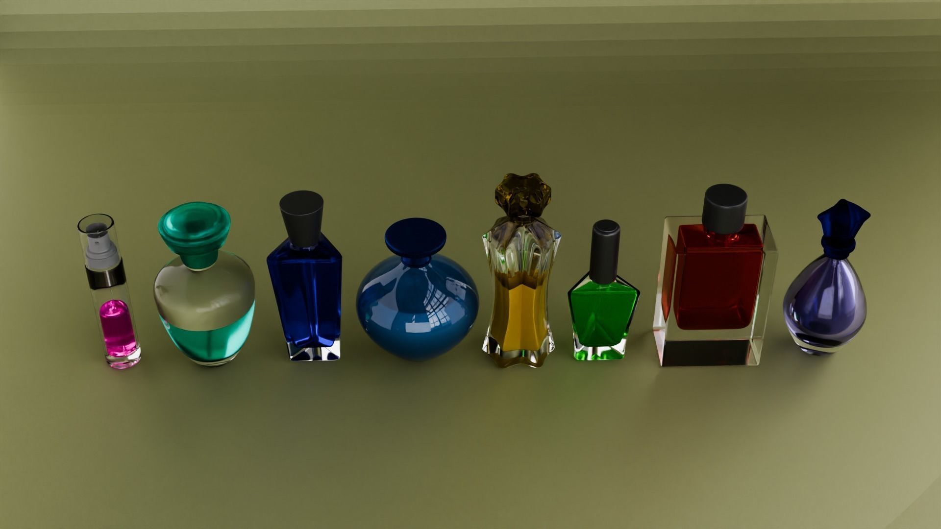Perfume Bottles Pack 3D model_16