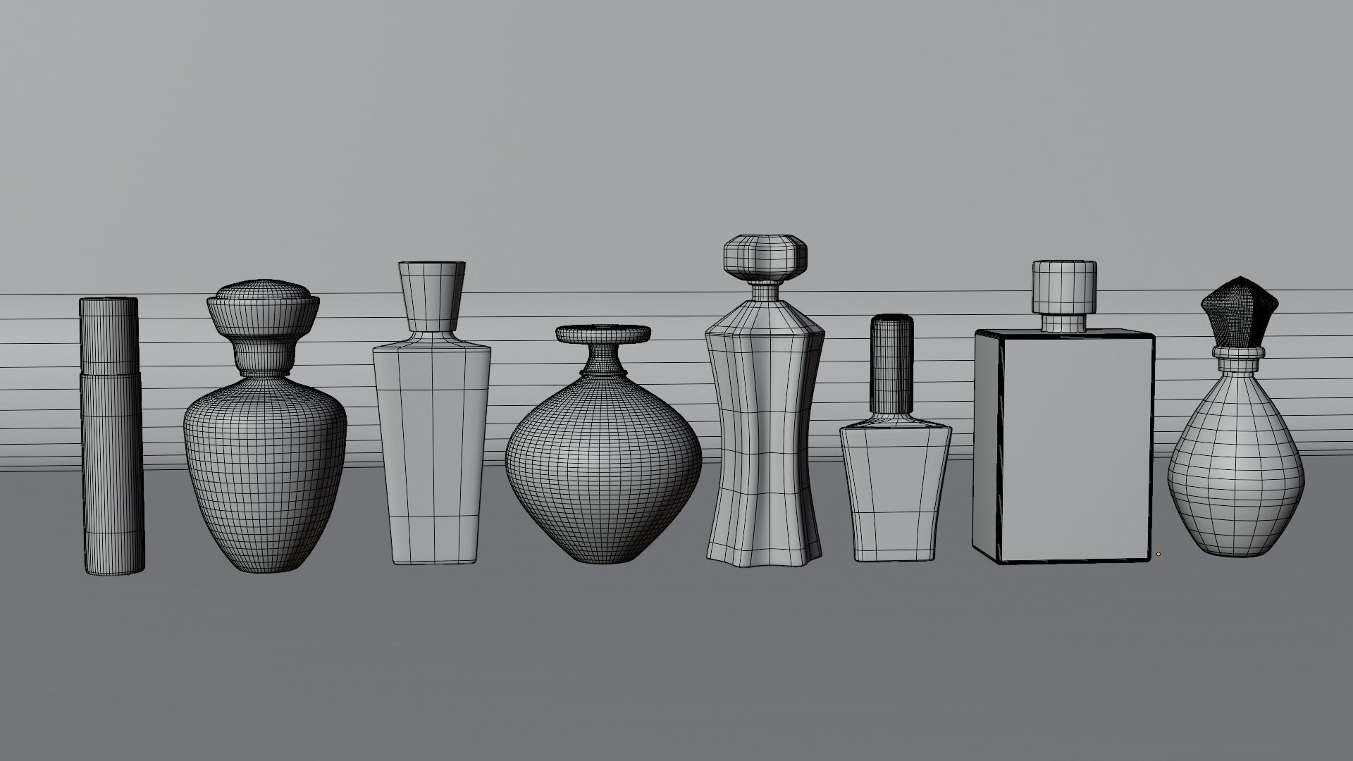 Perfume Bottles Pack 3D model_4