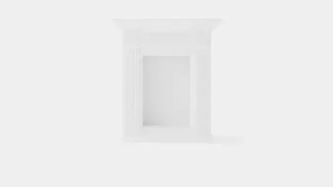 Warren fireplace white