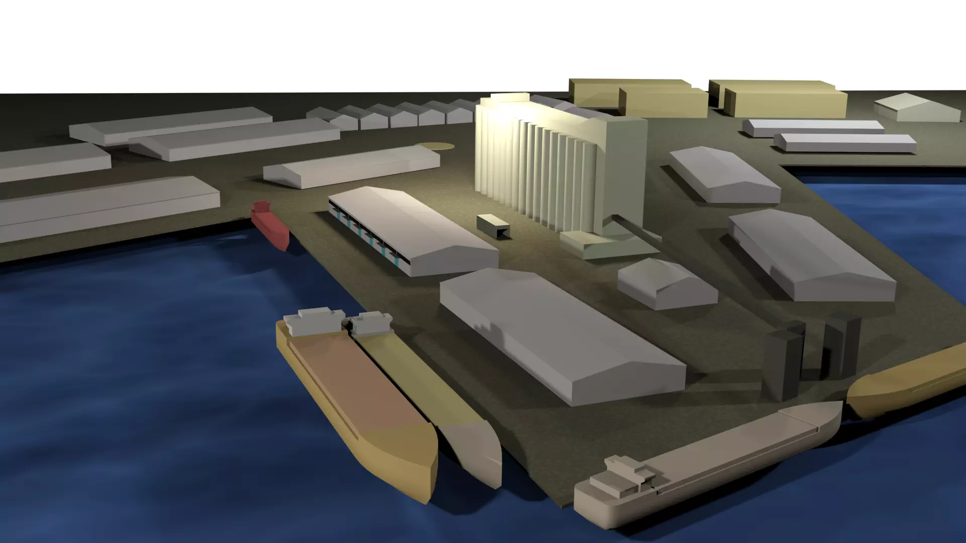 Beirut Port 3D model