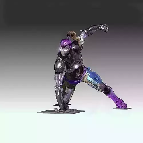 Iron Woman Pepper Potts Sculpture 3D Model Ready to Print