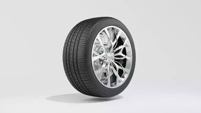Aston Martin DBX Straight 6 2020 Wheel 3D model