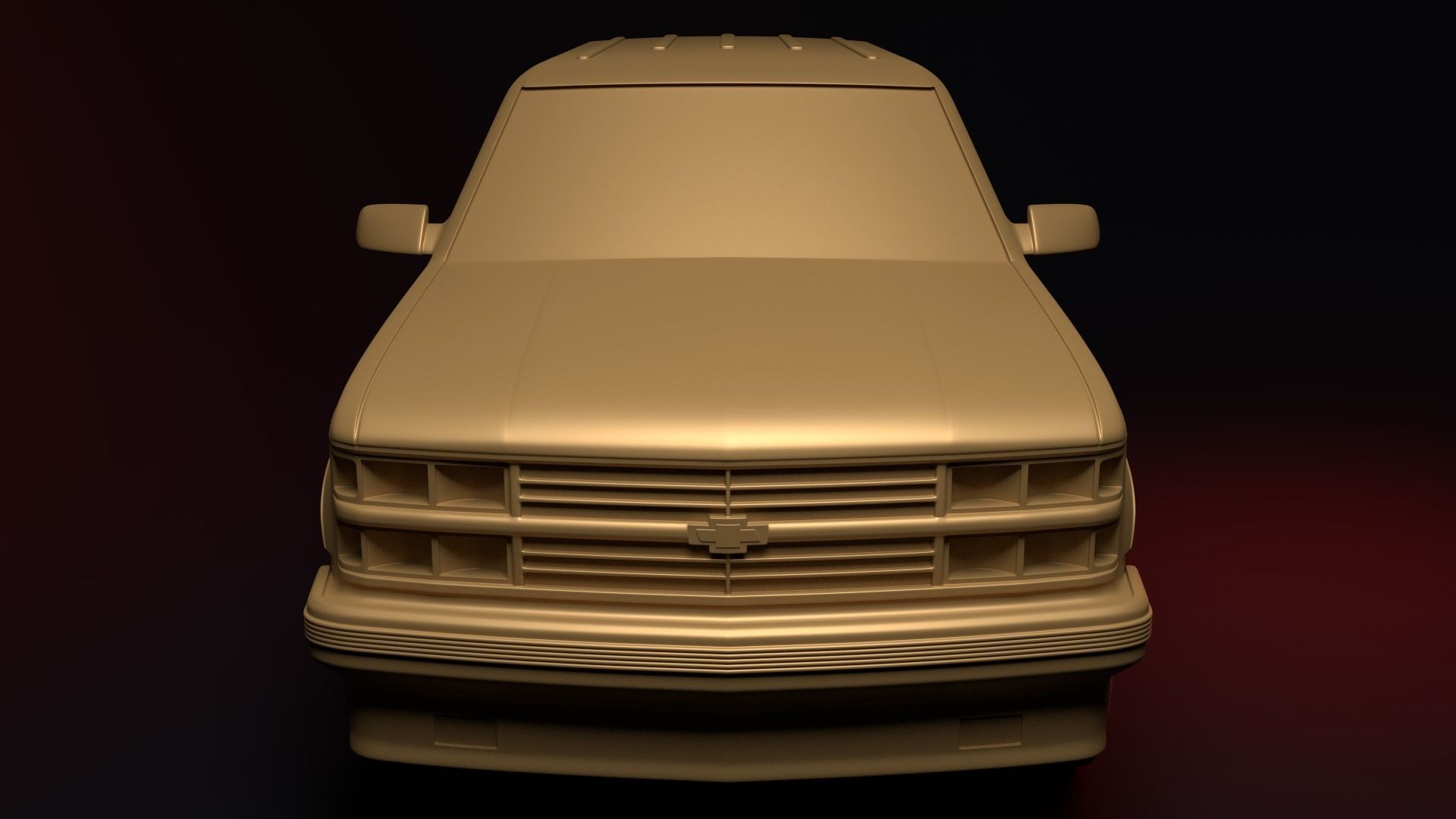 Chevrolet Tahoe I 3 door toy 3D print model_4