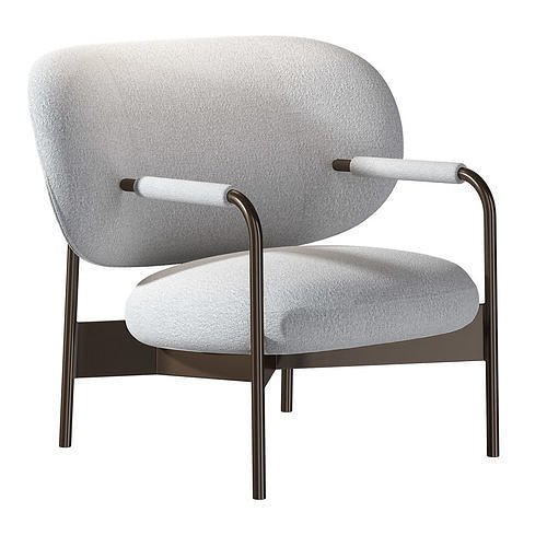Cross Lounge Chair by Bonaldo 3D model