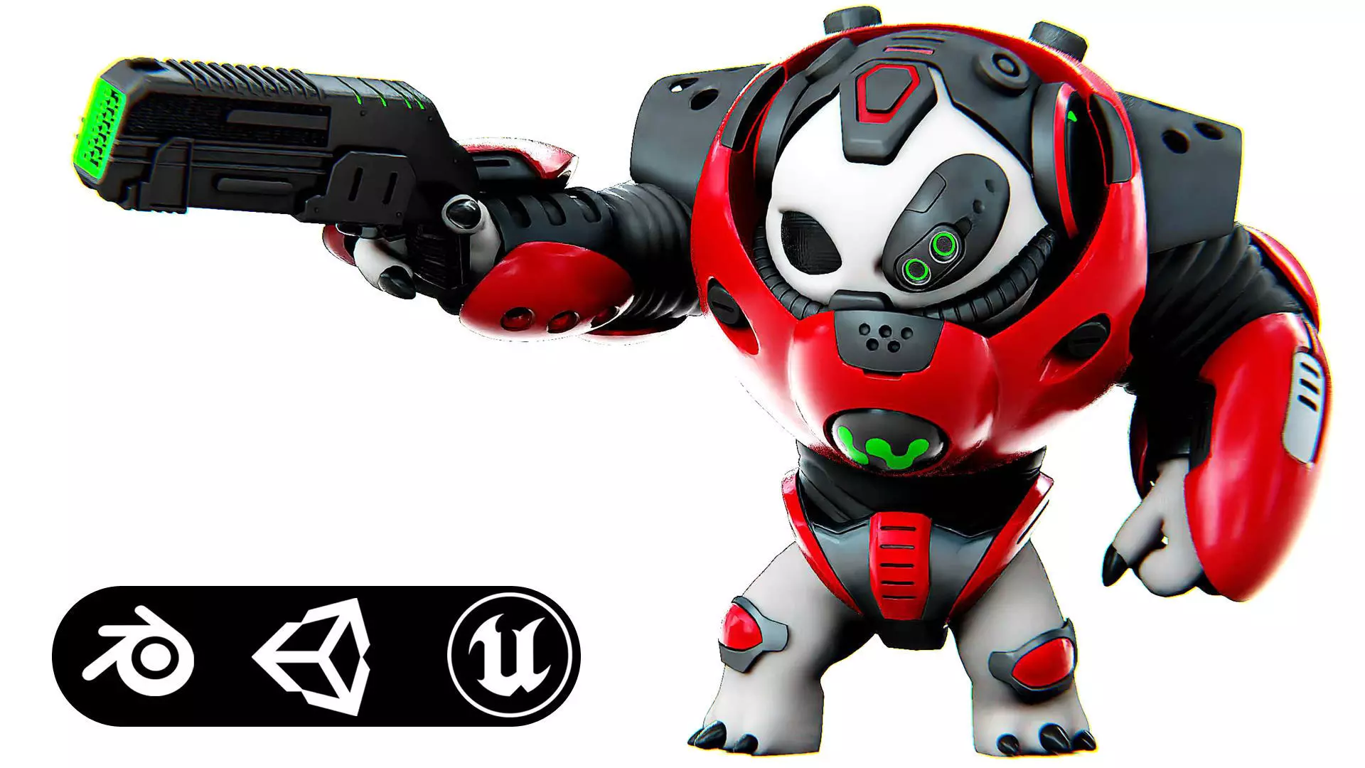 ALIEN TROOPER 11-V Rigged for Unreal Engine - Unity - MIXAMO 3D model