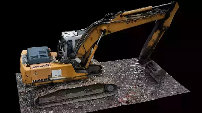 excavator construction machinery photogrammetry