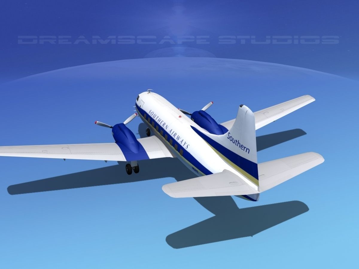 Martin 404 Southern Airways 1 3D model_8