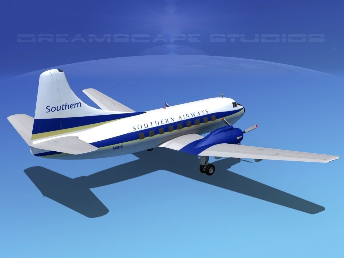 Martin 404 Southern Airways 1 3D model_7
