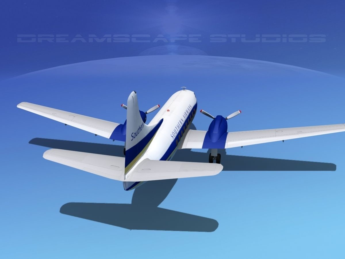 Martin 404 Southern Airways 1 3D model_12
