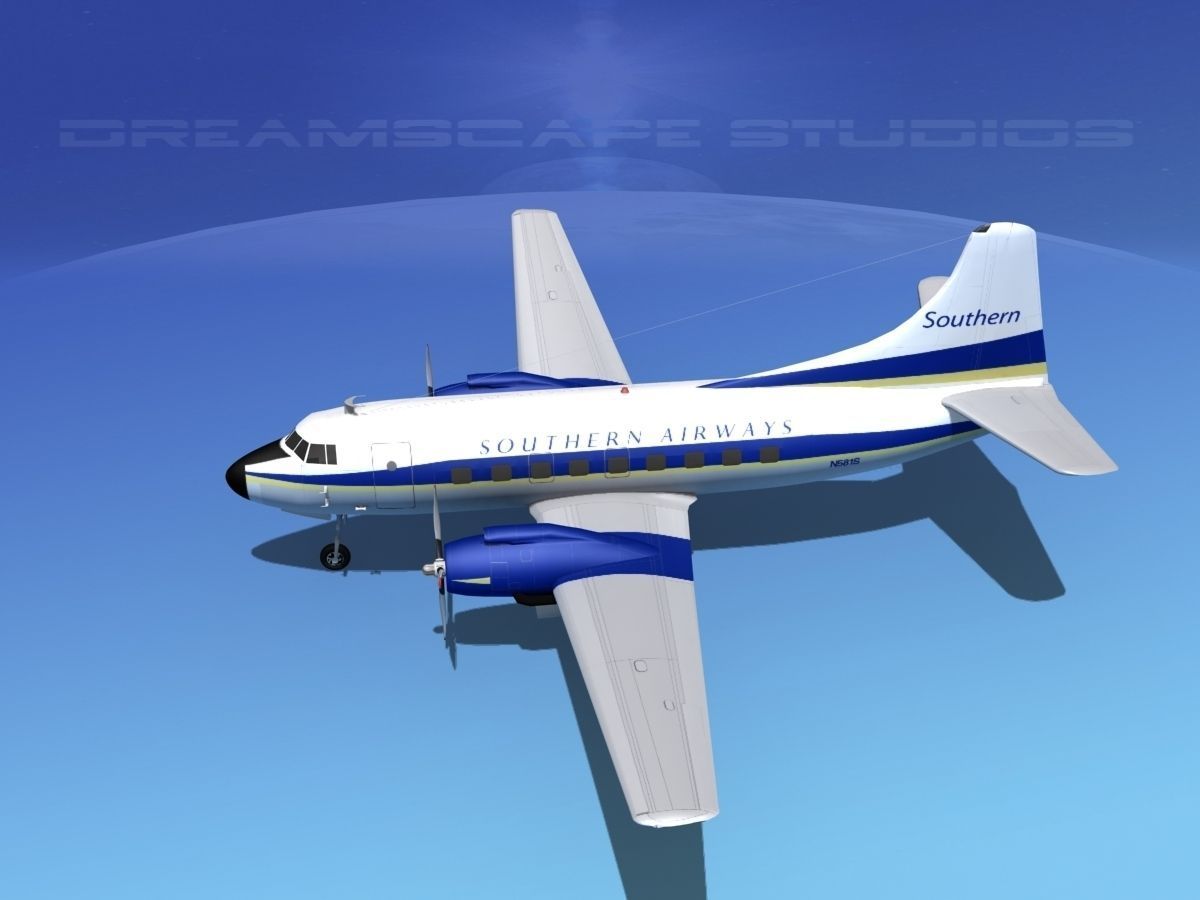 Martin 404 Southern Airways 1 3D model_16