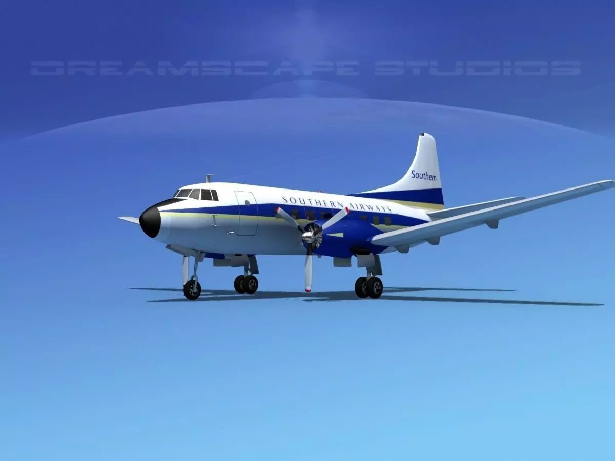 Martin 404 Southern Airways 1 3D model_0