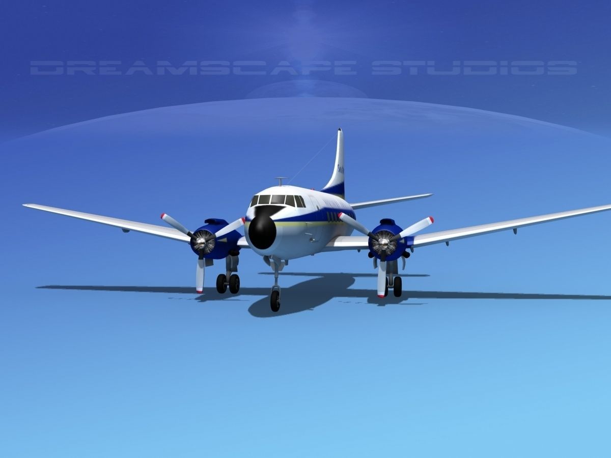 Martin 404 Southern Airways 1 3D model_2