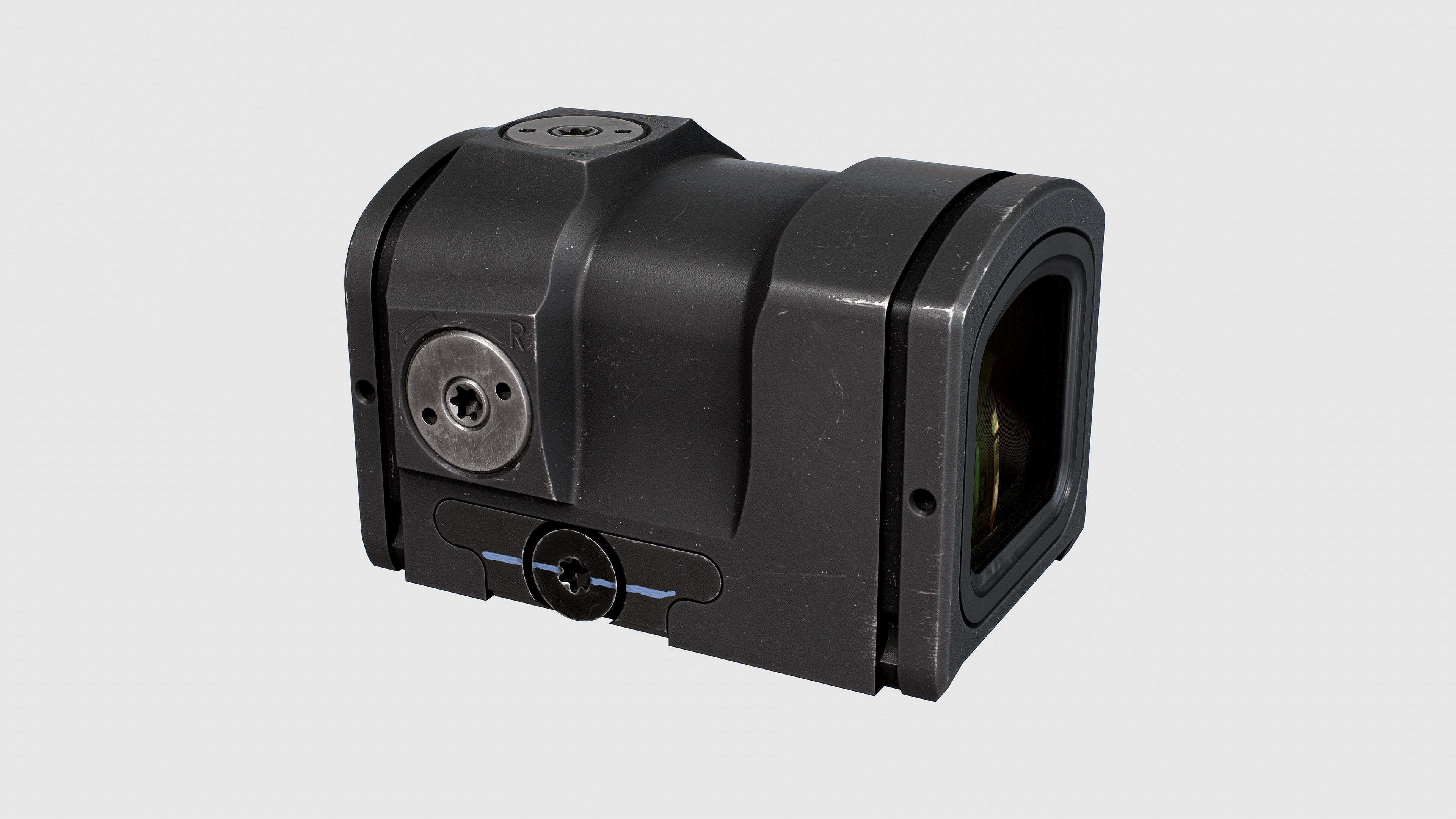 Aimpoint ACRO P 2 Low-poly 3D model_2