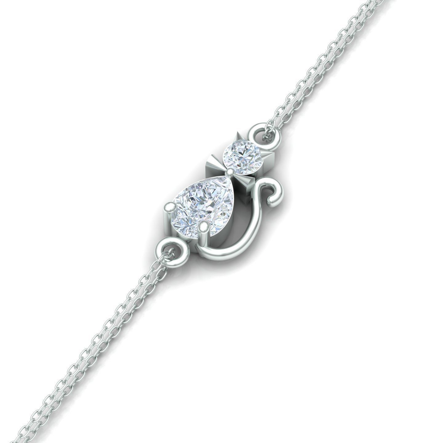 Cat Bracelet 01 3D print model_9