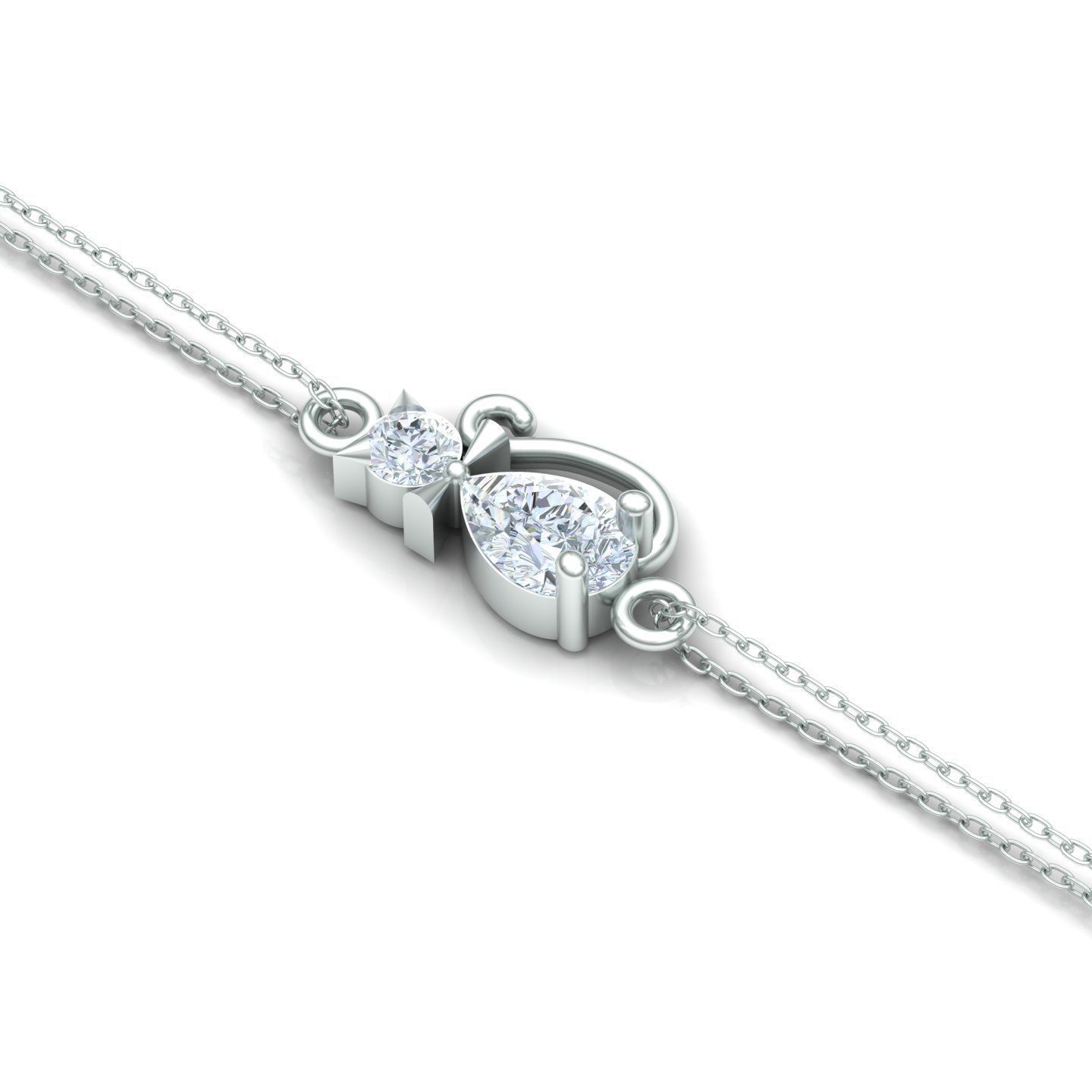 Cat Bracelet 01 3D print model_8