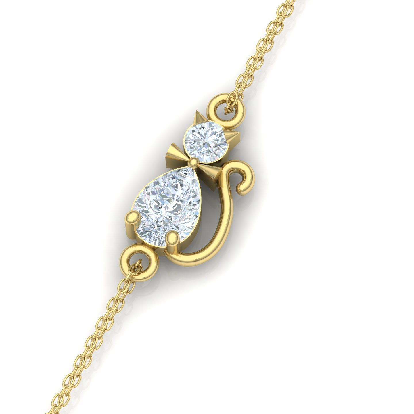 Cat Bracelet 01 3D print model_2